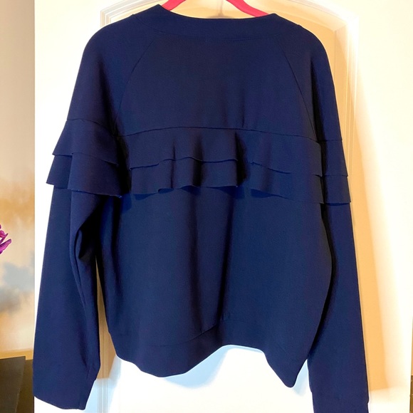 Emelia Ruffle Bomber Jacket - Picture 4 of 6